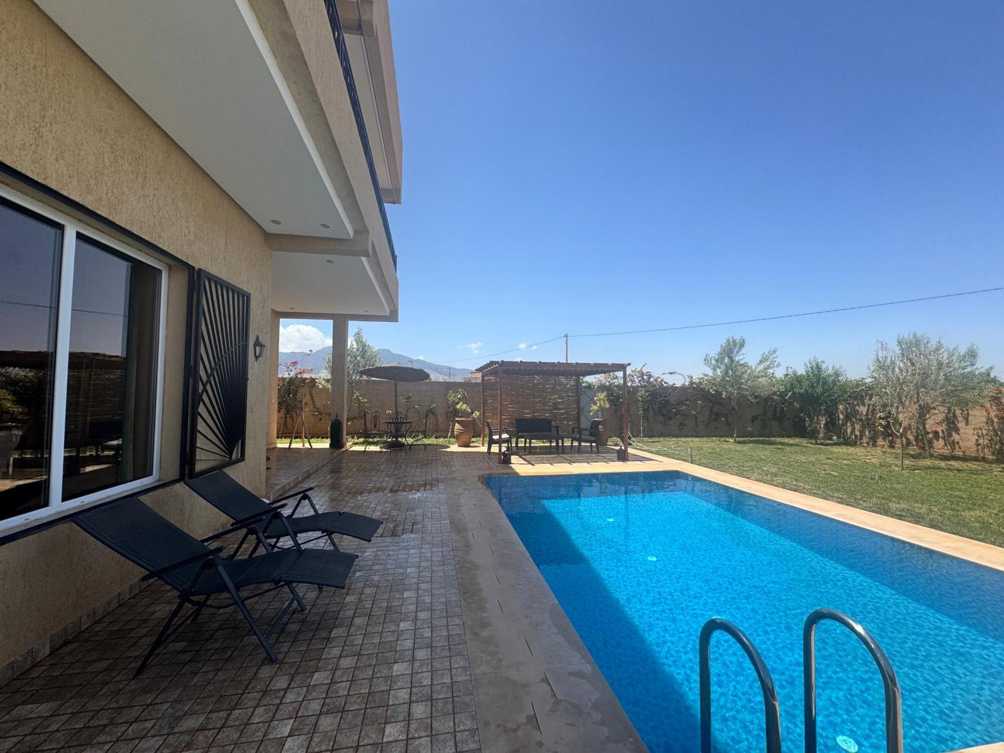 Peaceful Pool Villa Tizfrit Bagian luar foto